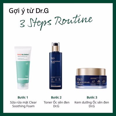 Kem dưỡng ốc sên đen Dr.G Black Snail Cream 50ml