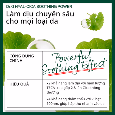 Serum cấp ẩm và làm dịu Dr.G R.E.D Blemish Hyal Cica Soothing Serum 50ml