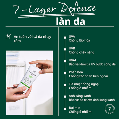 Kem chống nắng vật lý Dr.G Green Mild Up Sun+ SPF50+ PA++++ 50ml